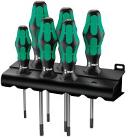 Torx®-Schraubendreher-Satz Wera 367/6 Rack, Kraftform...