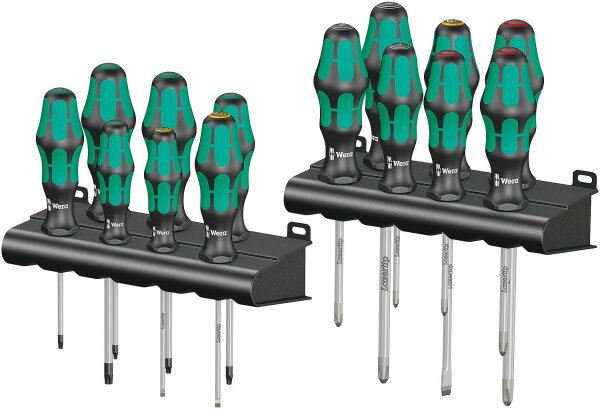 Schraubendreher-Satz Wera Kraftform Big Pack 300, Rack, 14-teilig