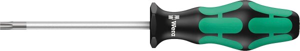 Torx®-Schraubendreher Wera 367 HF Kraftform Plus-Serie 300, Klinge rund, mit Haltefunktion, T25 x 100 mm