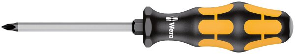 Pozidriv-Schraubendreher mit Schlagkappe Wera 918 SPZ Kraftform Plus-Serie 900, Klinge durchgehend mit Sechskant, PZ2 x 100 mm
