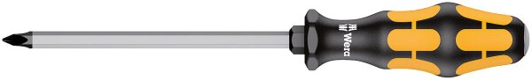 Pozidriv-Schraubendreher mit Schlagkappe Wera 918 SPZ Kraftform Plus-Serie 900, Klinge durchgehend mit Sechskant, PZ3 x 150 mm