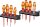 Schraubendrehersatz WERA Kraftform Plus VDE BigPack 14tlg. iso. Kreuz Schlitzschr.+Torx