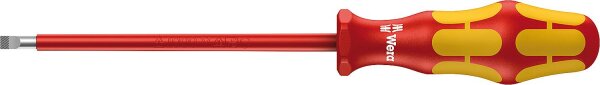 VDE-Schlitz-Schraubendreher Wera 160 i Kraftform Plus-Serie 100 VDE, Lasertip-Spitze, SL4,0 x 0,8 x 100 mm