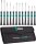 Schraubendrehersatz WERA Micro-Set Elektroniker Kraftform 12-tlg. Schlitz-Kreuz,Sechskant
