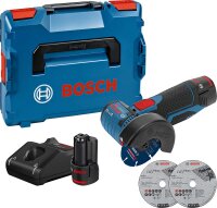 Akku-Winkelschleifer BOSCH 12V GWS 12V-76 2 x 3,0 Ah...