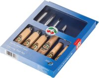 Kirschen Schnitzgarnitur 6-teiliger Satz auf SB-Karton