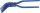 Falzzange blau lackiert Typ 805 Länge 280 mm  Maulbreite 60 mm