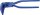 Falzzange blau lackiert Typ 807 Länge 260 mm  Maulbr. 60 mm