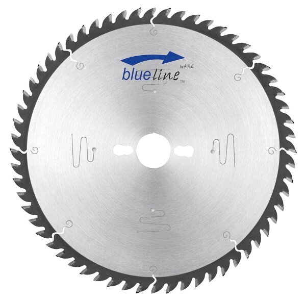 Kreissägeblatt  AKE® blueline® Ø 250 x 3,2 x 30 mm 48 Zähne für Holzwerkstoff u. Thermoplast
