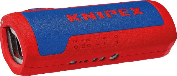 Wellrohrabschneider KNIPEX TwistCut für Wellrohre Ø 12x32 mm mit Abisolierfunktion