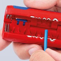 Wellrohrabschneider KNIPEX TwistCut für Wellrohre Ø 12x32 mm mit Abisolierfunktion