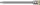 Innensechskant-Steckschlüsseleinsatz Wera 8740 A HF Bitnuss mit 1/4"-Antrieb, metrisch, lang, mit Haltefunktion, SW 6,0 x 100 mm