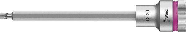 Torx®-Steckschlüsseleinsatz Wera 8767 C HF Bitnuss mit 1/2"-Antrieb, lang, mit Haltefunktion, T25 x 140 mm