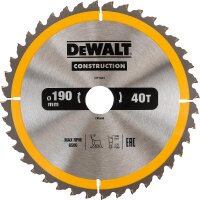 Kreissägeblatt DeWALT Construction Ø 184x16x2,6mm mit 18 Zähnen