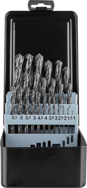Metallbohrerset HELLER® 25-tlg HSS R DIN 338 Ø 1,0 - 13,0 in 0,5 mm Schritten