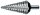 Stufenbohrer HELLER® HSS Ø 4 - 20 mm mit Zylinderschaft
