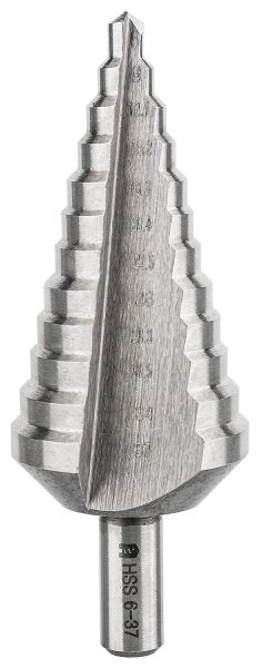 Stufenbohrer HELLER® HSS Ø 6 - 37 mm mit Zylinderschaft