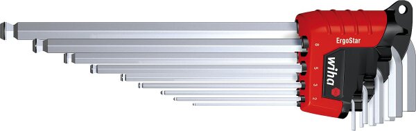 Winkelschlüsselset WIHA® Sechskant - Kugelkopf MagicRing® 9 - teilig