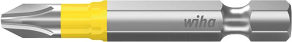 Kraftschrauber Phillips-Y-Bit wiha 7041Y mit 1/4"-Antrieb, lang, mit Torsions-Zone, PH2 x 50 mm, VPE =  5 Stück
