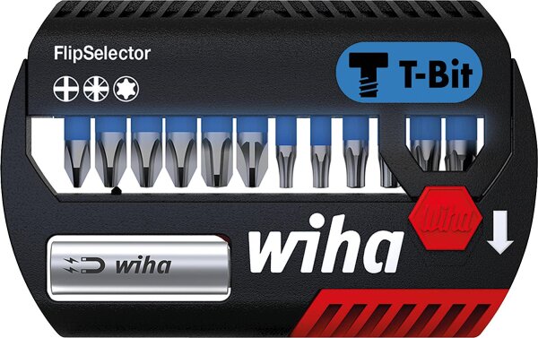 Bitset WIHA® T - Bit 13 - teilig Philips, Pozidriv und TORX®
