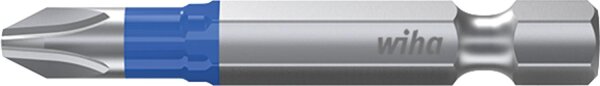 Kraftschrauber Phillips-T-Bit wiha 7041T mit 1/4"-Antrieb, lang, mit Torsions-Zone, PH2 x 25 mm, VPE =  5 Stück