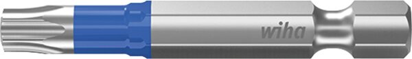 Kraftschrauber Torx®-T-Bit wiha 7045T mit 1/4"-Antrieb, lang, mit Torsions-Zone, T25 x 50 mm, VPE =  5 Stück