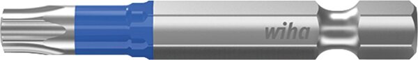 Kraftschrauber Torx®-T-Bit wiha 7045T mit 1/4"-Antrieb, lang, mit Torsions-Zone, T40 x 50 mm, VPE =  5 Stück