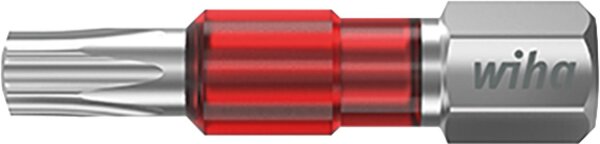 Kraftschrauber Torx®-TY-Bit wiha 7015TY mit 1/4"-Antrieb, kurz, mit Torsions-Zone, T30 x 29 mm, VPE =  5 Stück