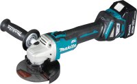 Akku-Winkelschleifer MAKITA 18V DGA511RTJ mit 2x 5,0 Ah...