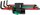Winkelschlüsselsatz WERA 7-teilig , 6-kant mit Magnet BlackLaser 1,5 - 6,0mm