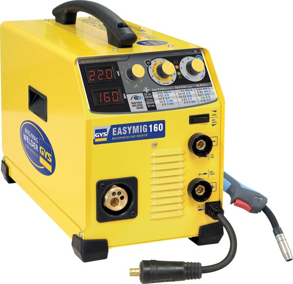 E-Handschweißinverter GYS EASYMIG 160 230V, 50/60Hz einphasig