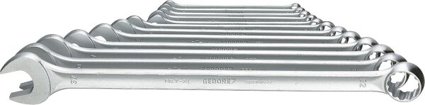 Ringmaulschlüsselsatz GEDORE 12-teilig, SW 10-32mm extra lang
