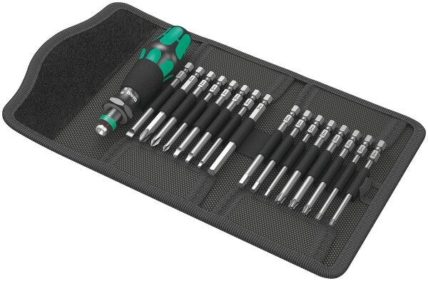 Bitschraubendreher-Set WERA Kraftform Kompakt 60 Imperial 17-teilig