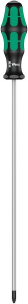 Pozidriv-Schraubendreher Wera 355 Kraftform Plus-Serie 300, Klinge rund, PZ2 x 300 mm