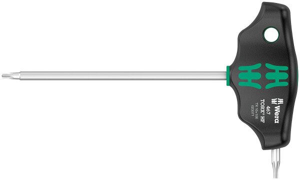 Torx®-Schraubendreher WERA 467 HF Serie 400 Quergriff, mit Haltefunktion, T10 x 100 mm