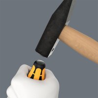 Schlitz-Schraubendreher mit Schlagkappe Wera 932 A Kraftform Plus-Serie 900, Klinge durchgehend mit Sechskant, SL14,0 x 2,5 x 250