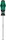 Schlitz-Schraubendreher Wera 344 Kraftform Plus-Serie 300, Werkstattklinge, Klinge rund, Lasertip-Spitze, SL8,0 x 1,6 x 175 mm