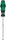 Schlitz-Schraubendreher Wera 344 Kraftform Plus-Serie 300, Werkstattklinge, Klinge rund, Lasertip-Spitze, SL7,0 x 1,2 x 150 mm