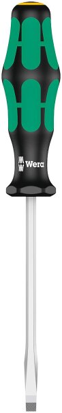 Schlitz-Schraubendreher Wera 334 SK Kraftform Plus-Serie 300, Klinge Sechskant, Lasertip-Spitze, SL4,0 x 0,8 x 90 mm