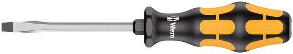 Schlitz-Schraubendreher mit Schlagkappe Wera 932 AS Kraftform Plus-Serie 900, integrierter Innen-Vierkant, SL5,5 x 1,0 x 113 mm