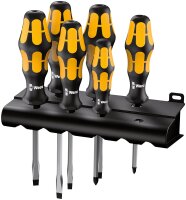 Schraubendreherset WERA 6-teilig,Serie 900 Schlagkappe...