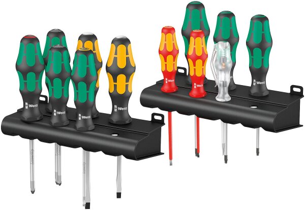 Schraubendreher-Satz Wera Kraftform XXL 2, Rack, 12-teilig