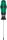 Innensechskant-Kugelkopf-Schraubendreher Wera 352 Kraftform Plus-Serie 300, Klinge Sechskant, Black Point-Spitze, SW 4,0 x 100 mm