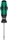 Innensechskant-Schraubendreher Wera 354 Kraftform Plus-Serie 300, Klinge rund, Hex-Plus, SW 6,0 x 80 mm