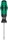 Innensechskant-Schraubendreher Wera 354 Kraftform Plus-Serie 300, Klinge rund, Hex-Plus, SW 4,0 x 75 mm