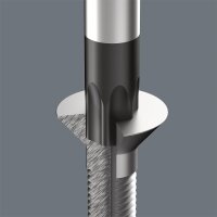 Torx®-Schraubendreher mit Schlagkappe Wera 977 Kraftform Plus-Serie 900, Klinge durchgehend mit Sechskant, T27 x 125 mm