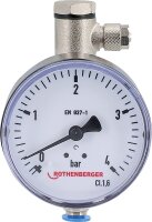 Ersatzmanometer  0-4 bar für Gasabdrückpumpe GW...