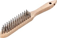 Drahtbürste aus rostfreiem Stahl 3-reihig