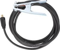 Massekabel mit Erdklemme 25 mm² 5 mtr, mit Dorn 9mm...