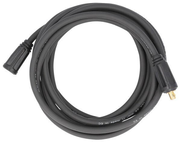 Schweisskabelverlängerung, 25mm² 5 mtr, mit Dorn 9mm